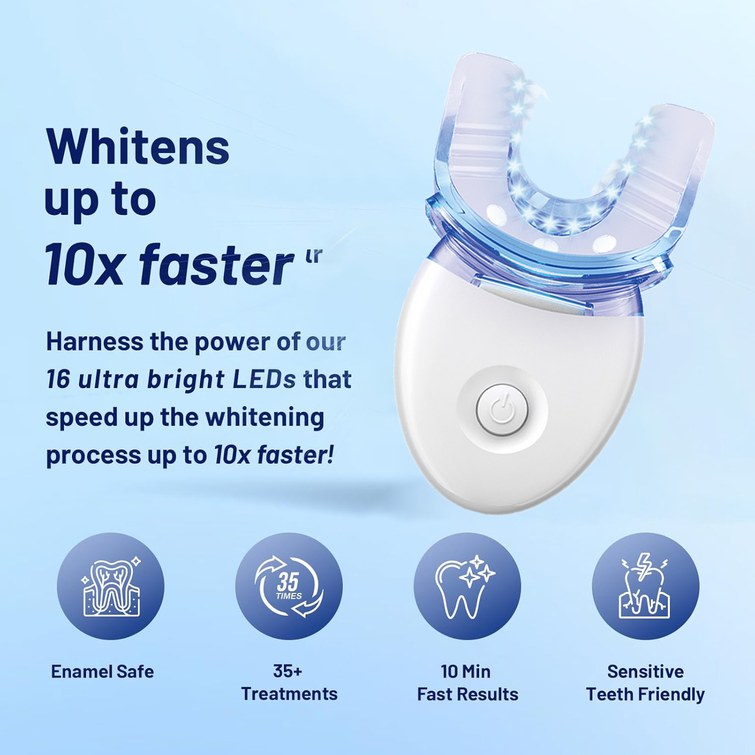 Teeth Whitening Kit with LED L - Teeth Whitening With Laser recension och pris