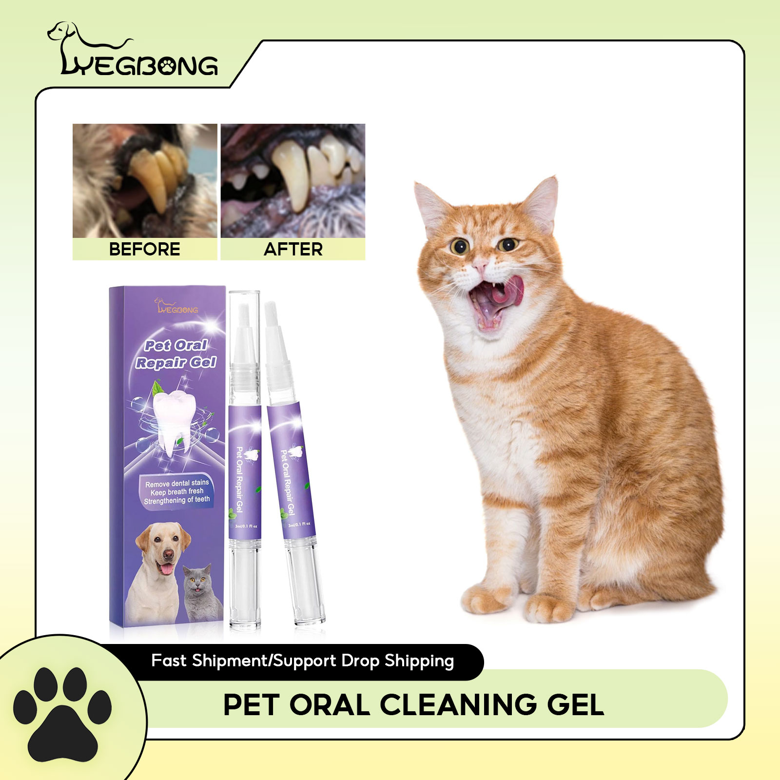 Pet Oral Repair Gel Puppy Tart - Teeth Whitening Products recension och pris