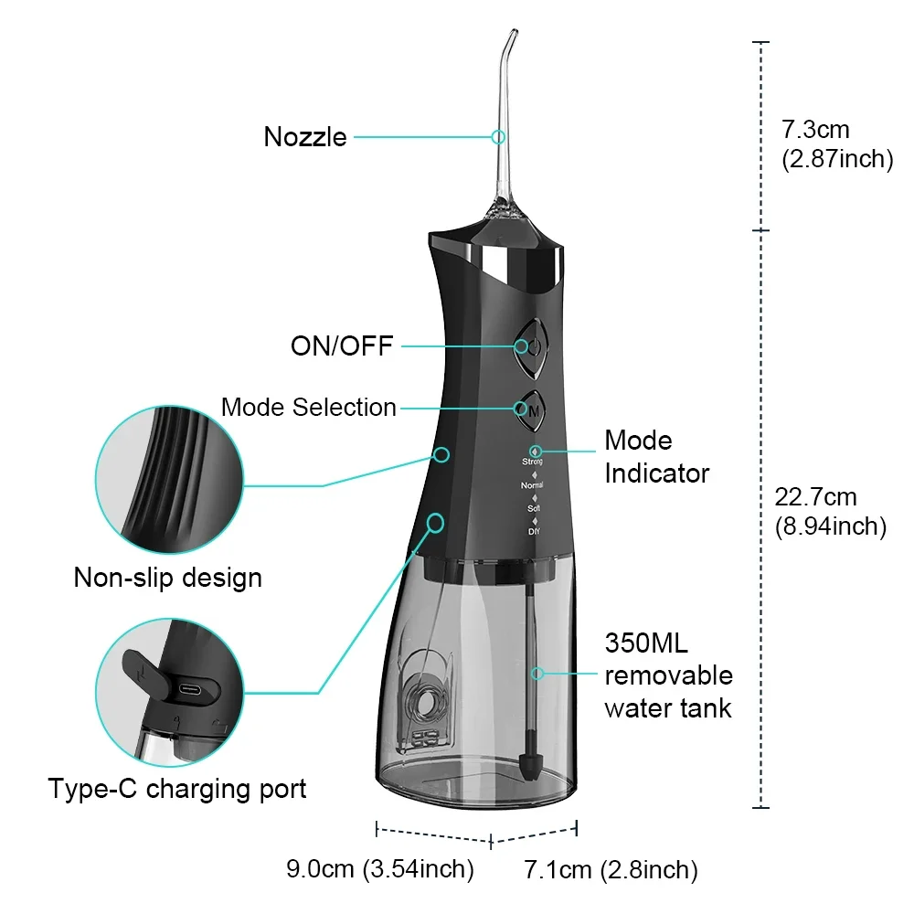 Portable Rechargeable Oral Irr - Teeth Whitening Products recension och pris